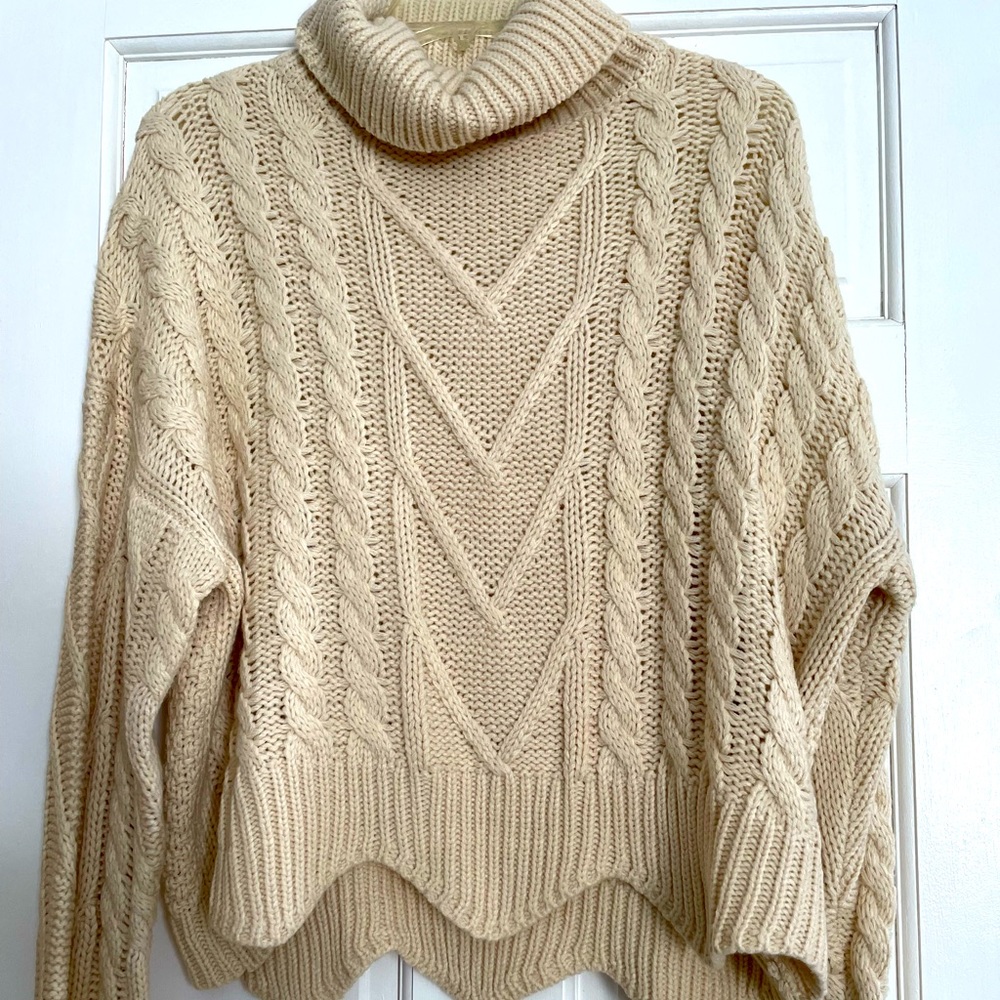 Tan turtle neck from Lulus